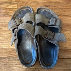 Grayish used Birkenstocks size 38